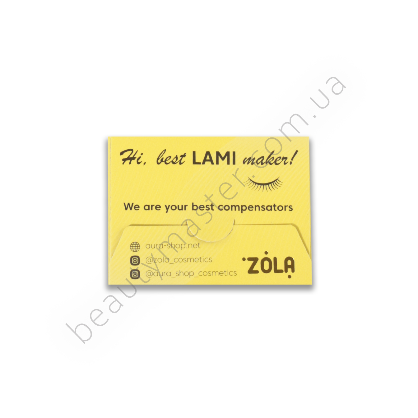 ZOLA Компенсатори для ламінування вій, жовті