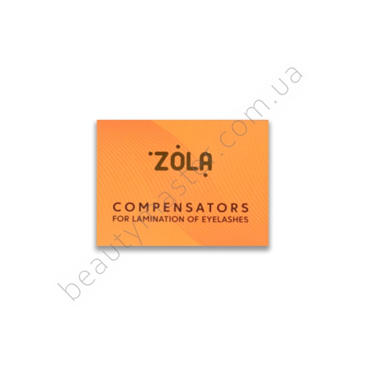 ZOLA Компенсаторы для ламинирования ресниц, оранжевые