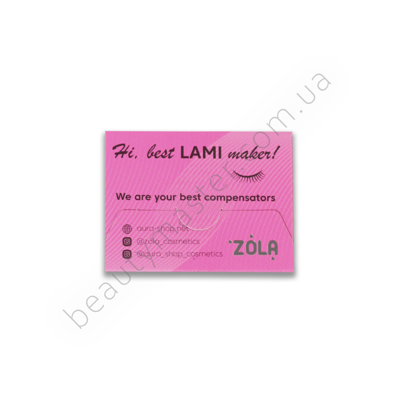 ZOLA Компенсатори для ламінування вій, рожеві