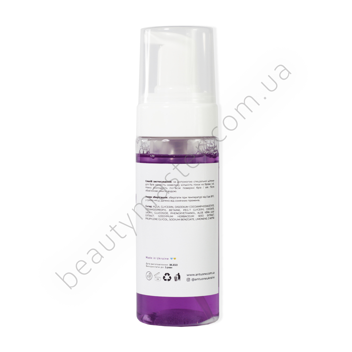 AntuOne Шампунь-піна для брів 150 мл