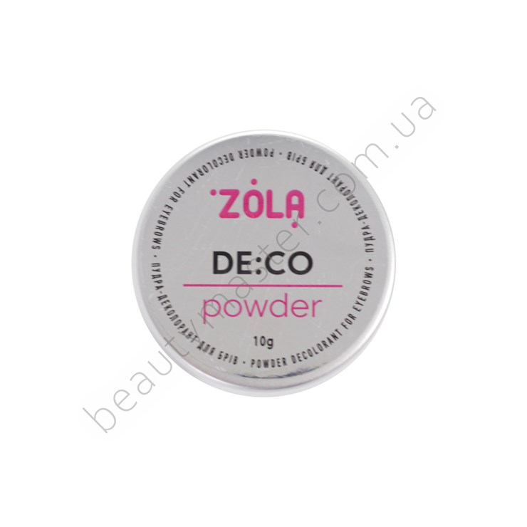 ZOLA Пудра-деколорант для брів DE:CO Powder 10 г