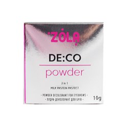 ZOLA Пудра-деколорант для бровей DE:CO Powder 10 г