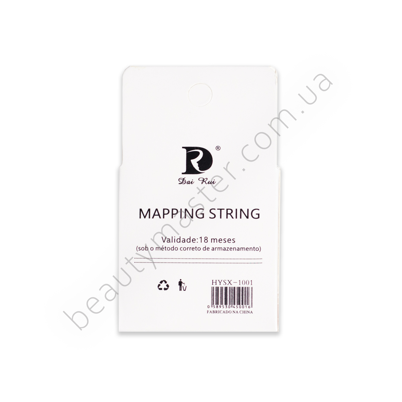 Thread for marking 20 meters, set with white dye