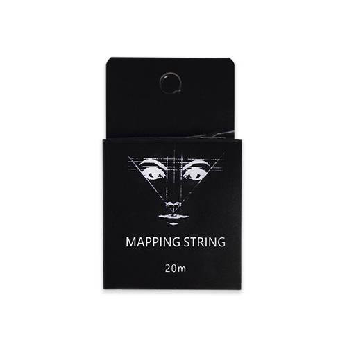 Thread for marking 20 meters, set with black dye