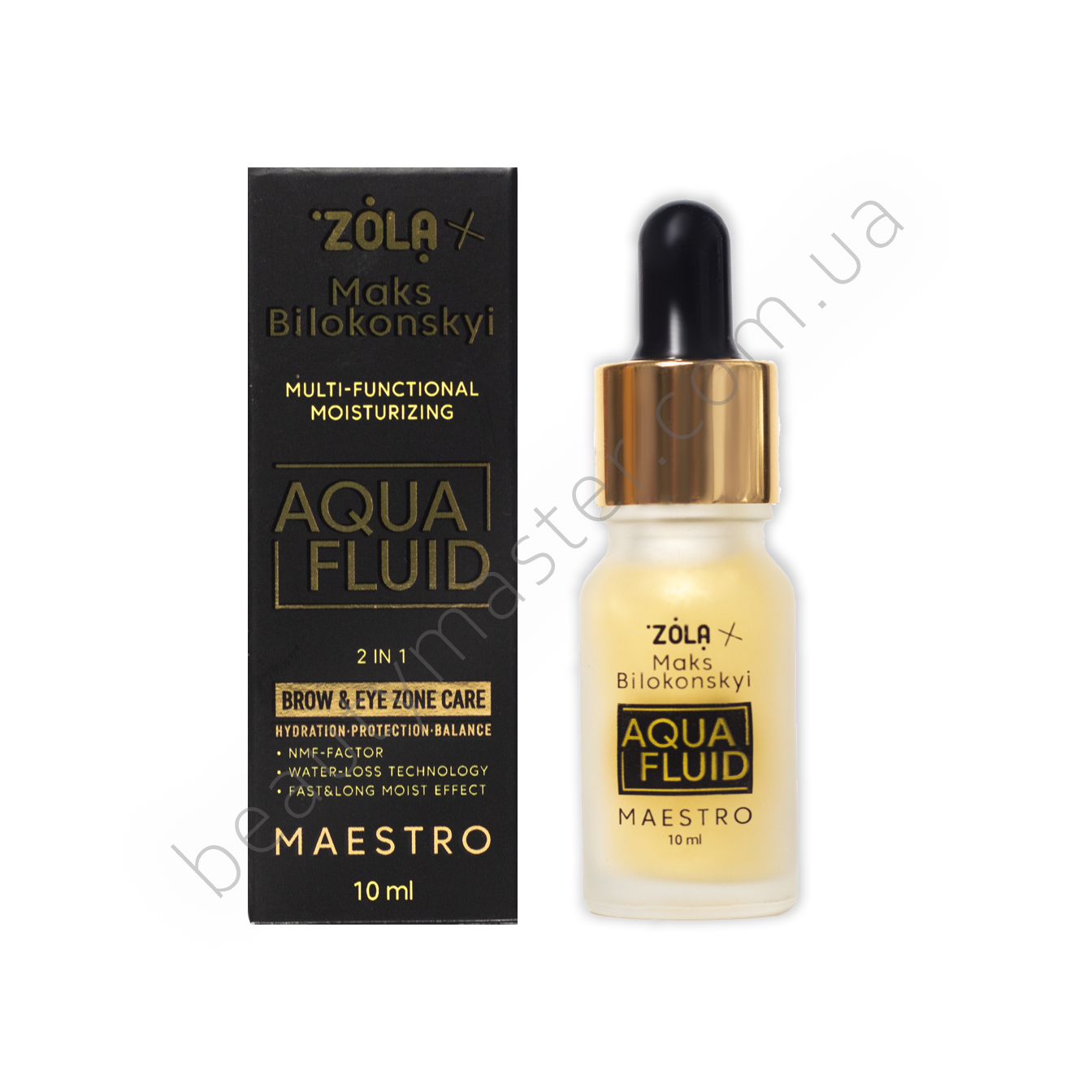 ZOLA x Maks Bilokonskyi Багатофункціональний зволожувальний AQUA FLUID 10мл