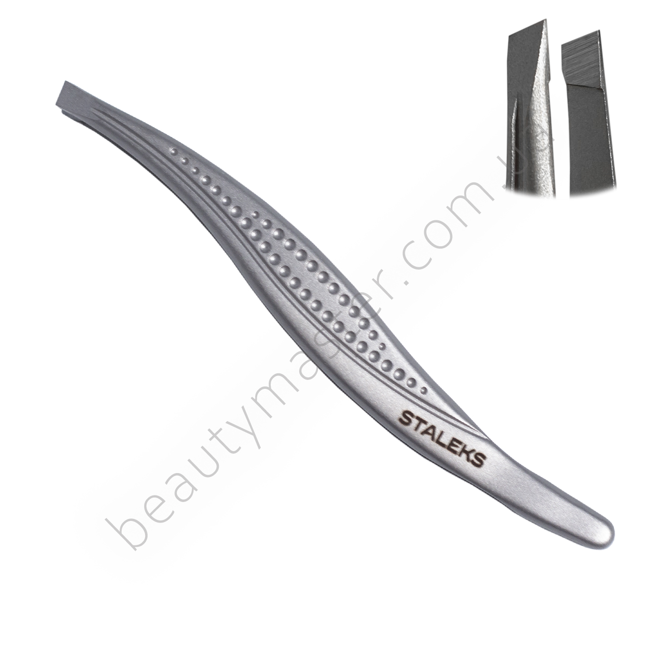 Staleks пінцет для брів Classic 12/3 (скошений)