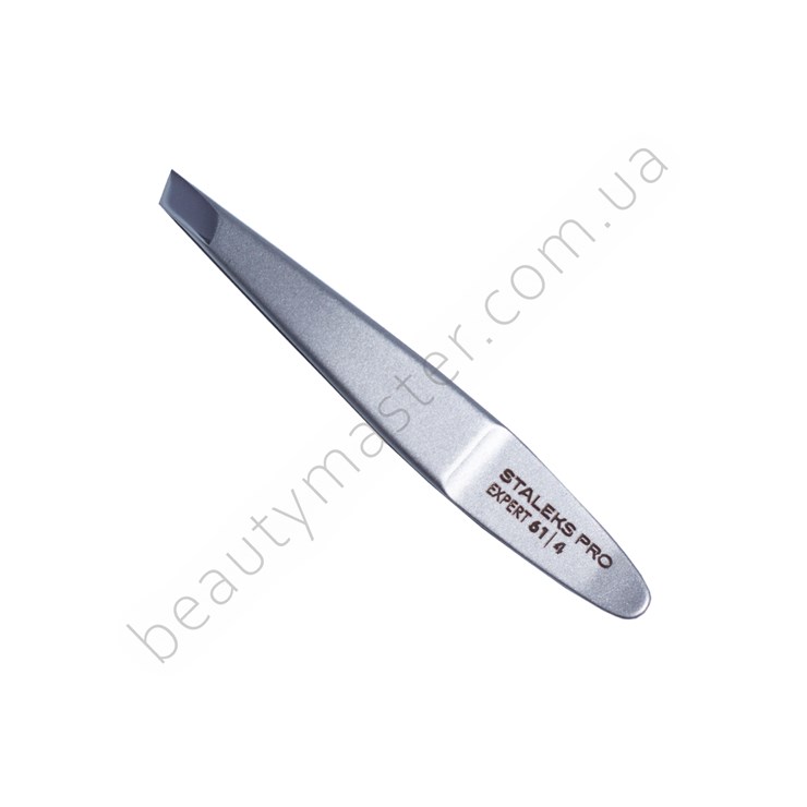 Staleks eyebrow tweezers Expert 61/4 (beveled mini), metal