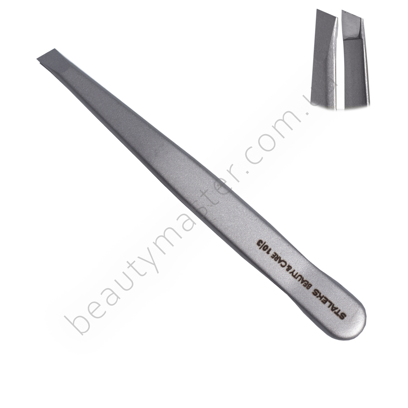 Staleks eyebrow tweezers Classic 10/3 (beveled wide edges)