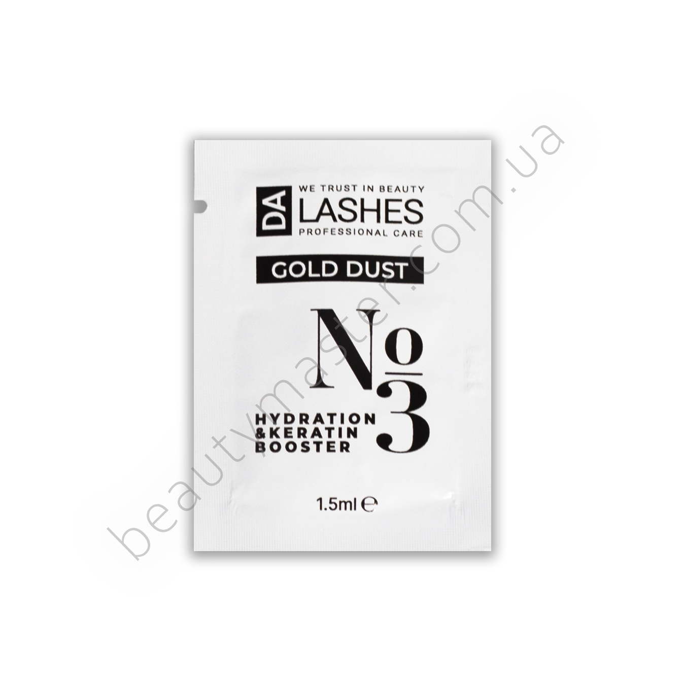 Kompozycja do laminowania rzęs nr 3 GOLD DUST 1,5 ml