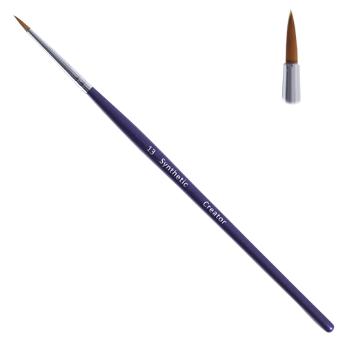 Pincel redondo y fino para cejas Creator Synthetic n.º 13