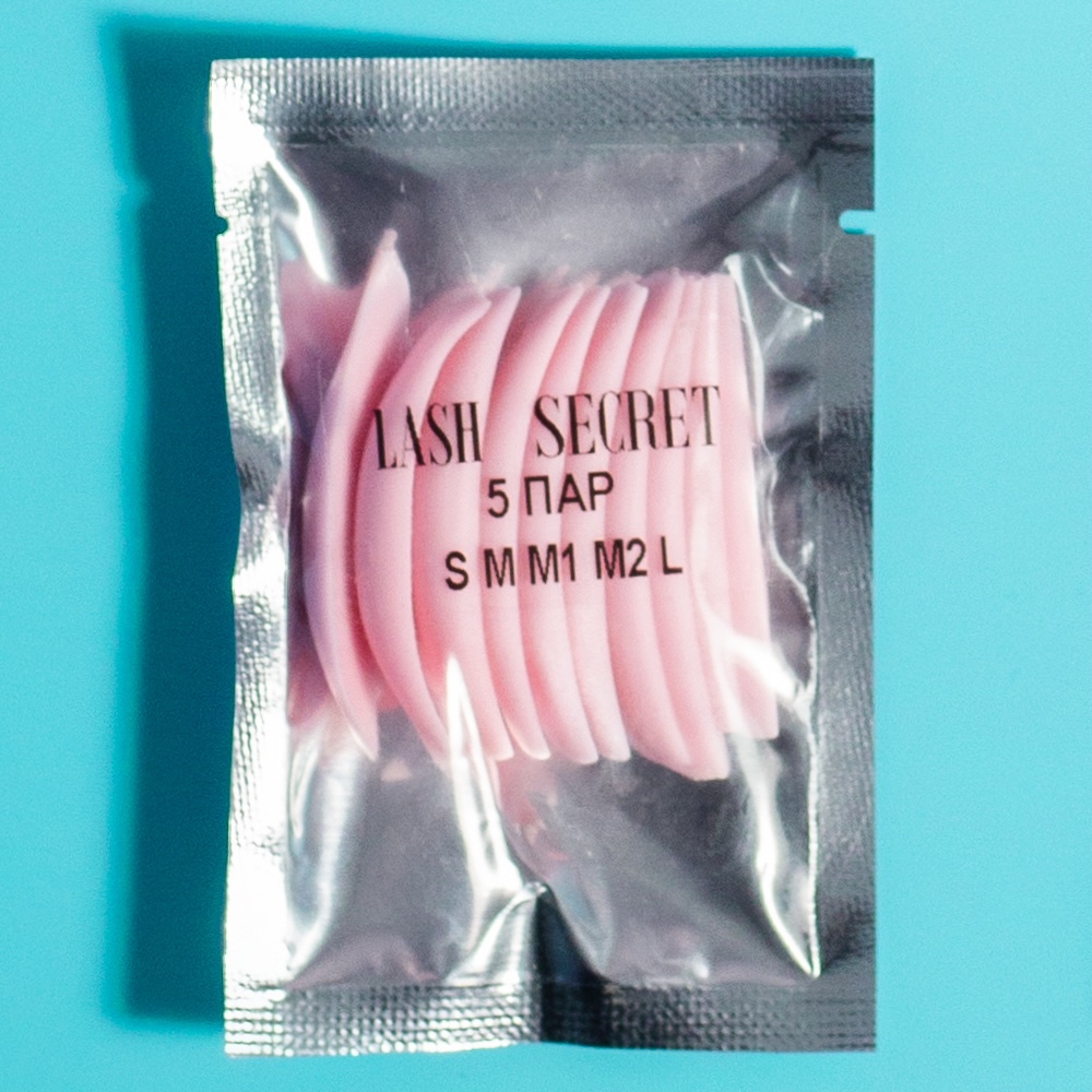 LASH SECRET Set of pink eyelash curlers 5 pairs (S, M, M1, M2, L)