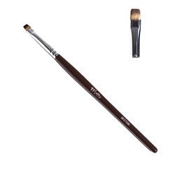 Wobs Brush W 3286 straight flat for eyebrows, synthetic