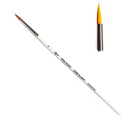 Rosa Hobby&Craft Round synthetic brush No. 2 white