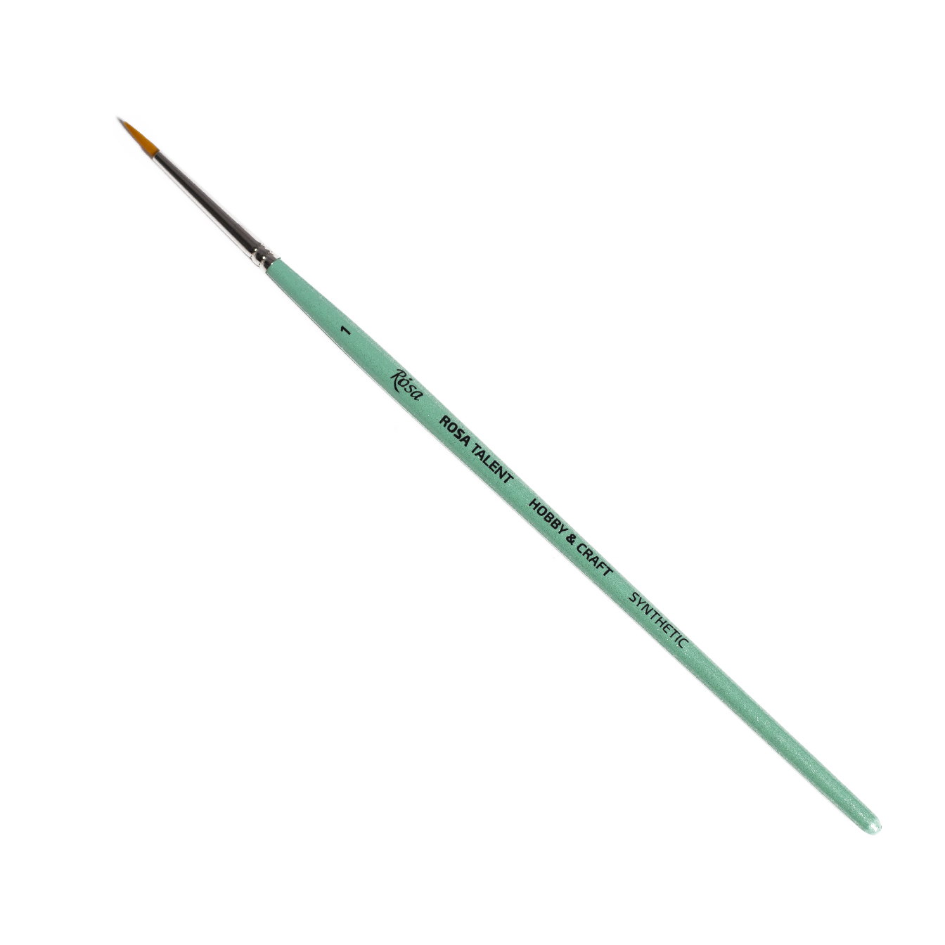 Rosa Hobby&Craft Round synthetic brush No. 1 mint