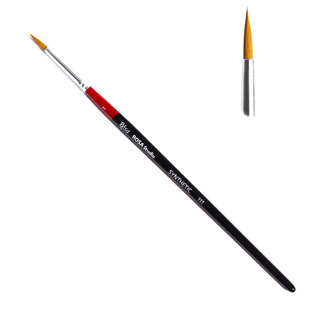 Rosa Studio Brush No. 1 round synthetic 111
