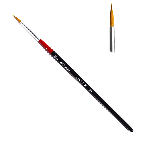 Rosa Studio Brush No. 1 round synthetic 111