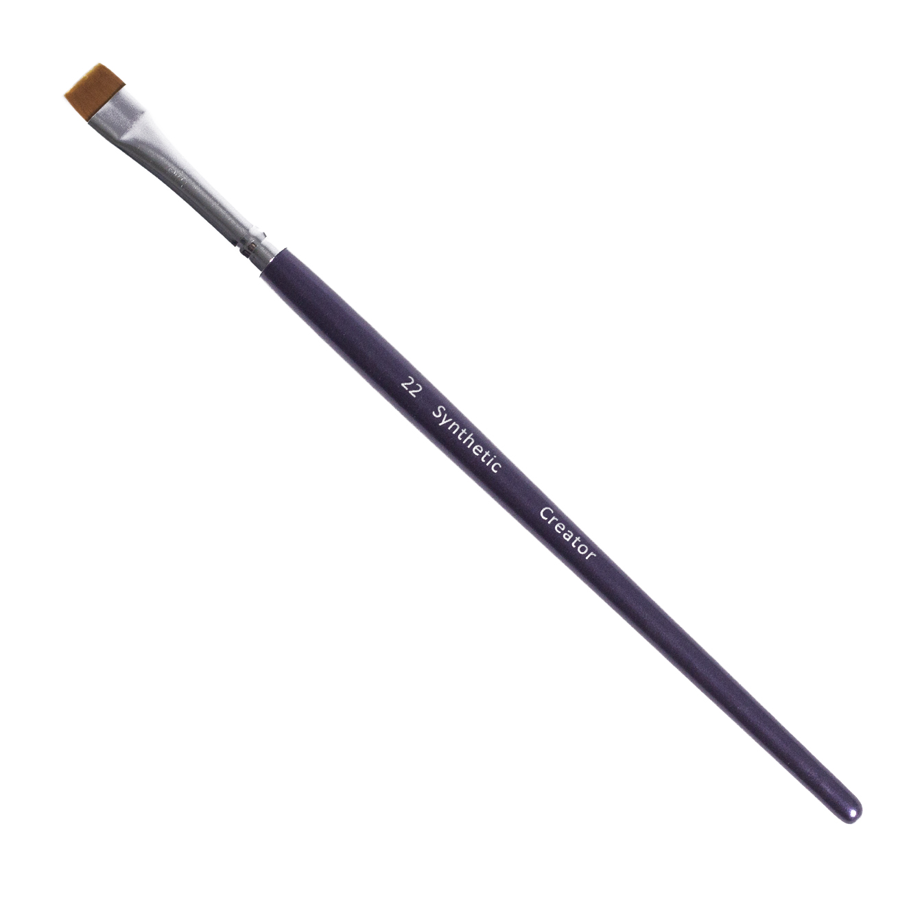 Pincel plano para cejas Creator Synthetic n.º 22