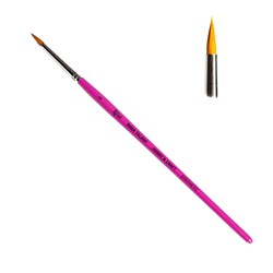 Rosa Hobby&Craft Brush No. 2 round synthetic pink