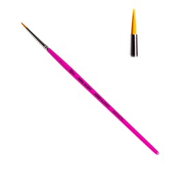 Rosa Hobby&Craft Brush No. 1 round synthetic pink