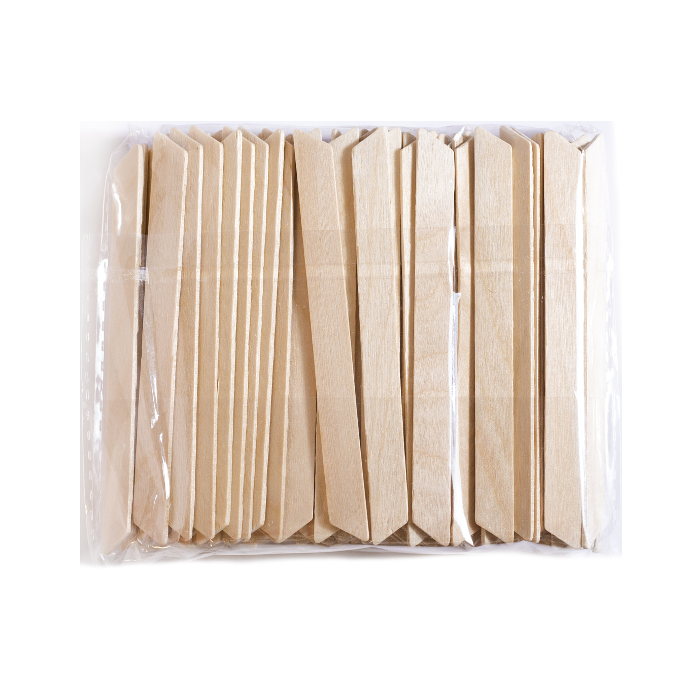 Drewniane szpatułki ścięte 100*9*1,6 mm, 100 szt.