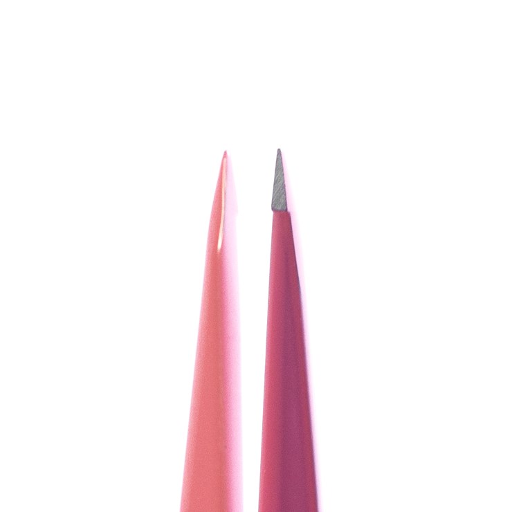 Staleks пинцет для бровей Beauty& Care 11/5 (точечный), розовый