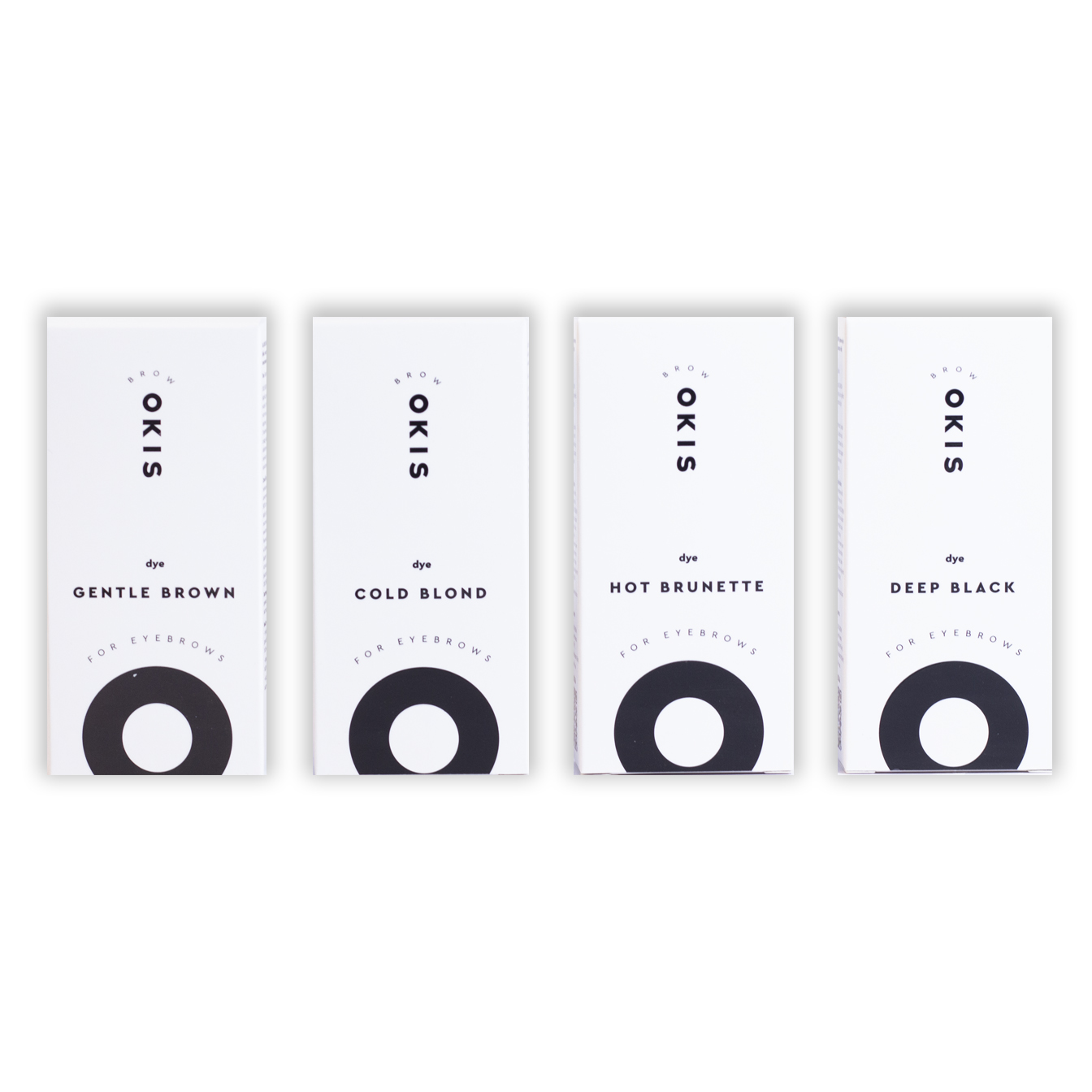 OKIS BROW Набір із 4-х фарб у тубі