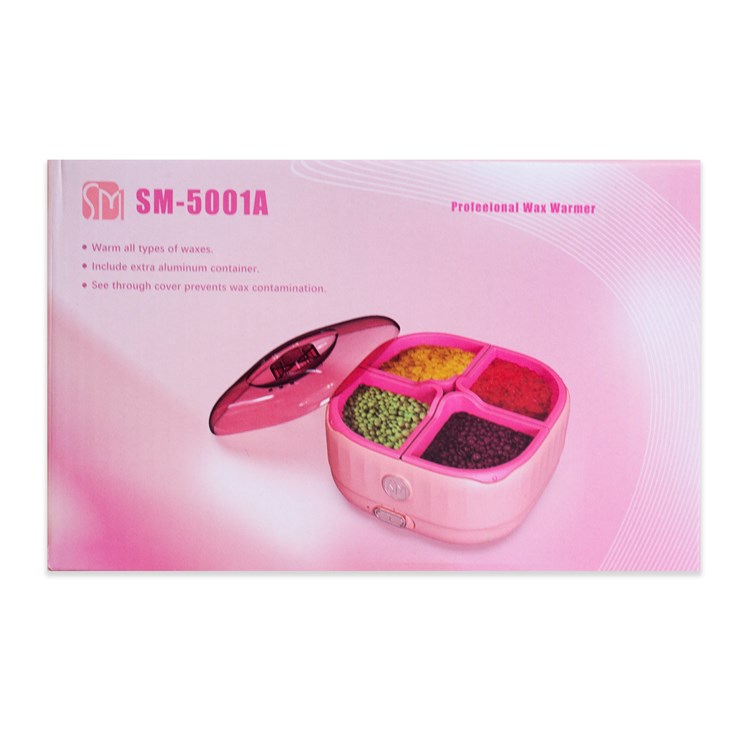 Voskoplav SM-5001A for 4 compartments pink