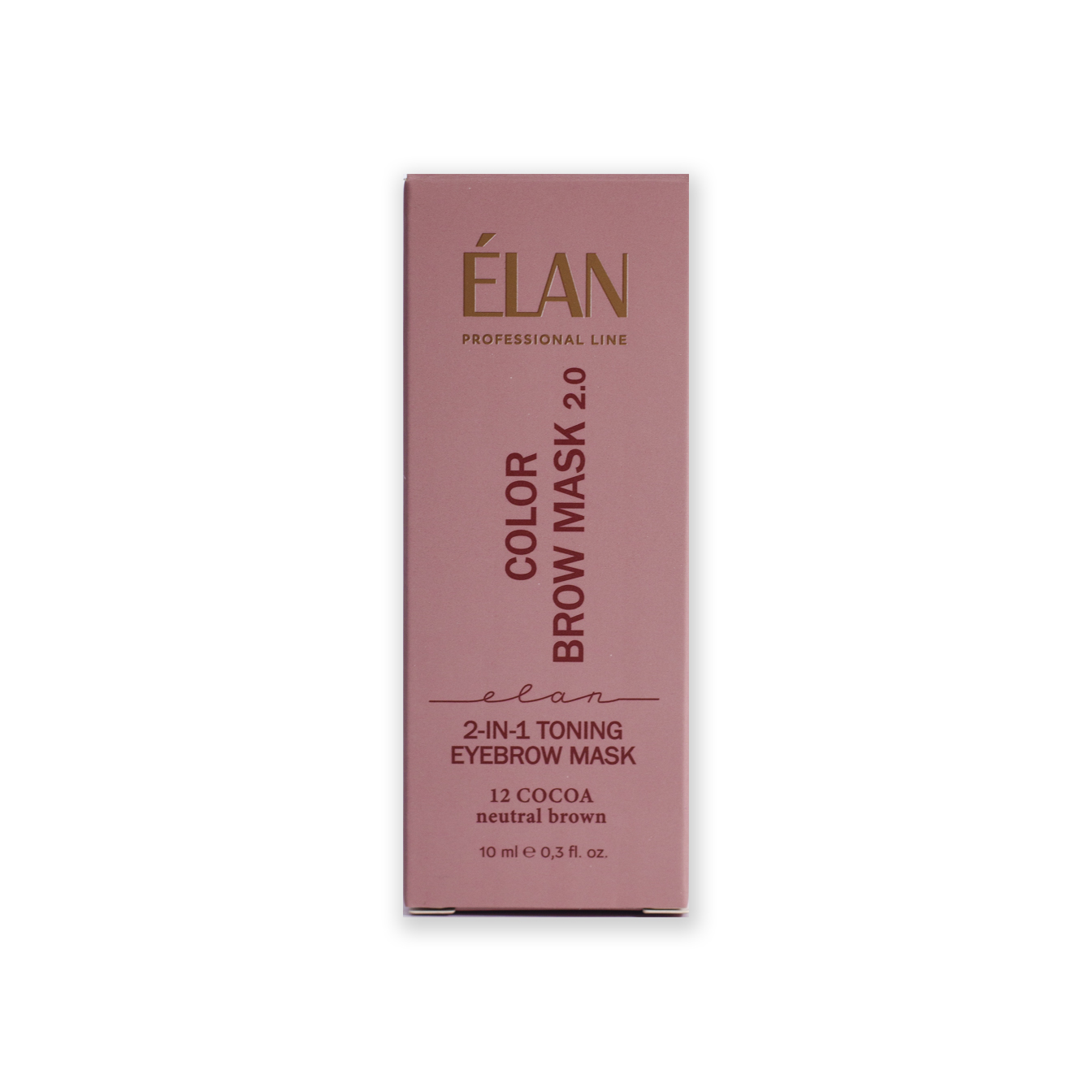 ELAN COLOR BROW MASK 2.0 тонуюча маска для брів 2в1, 12 COCOA