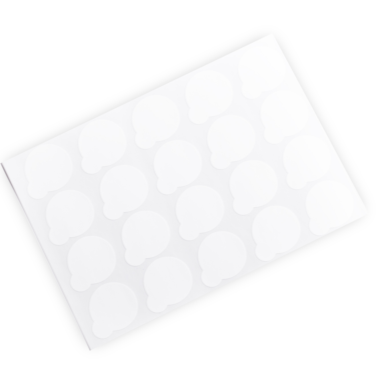 Small Adhesive Sticker for Jade Glue Stone, 1 sheet (20 pcs/sheet)