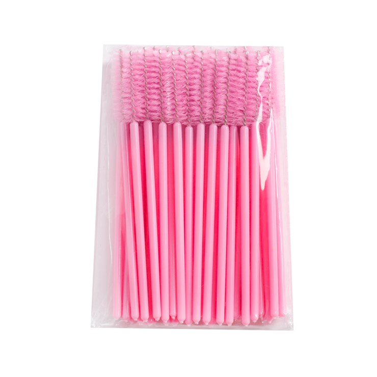 Cepillos de nailon rosa, paquete de 50 piezas