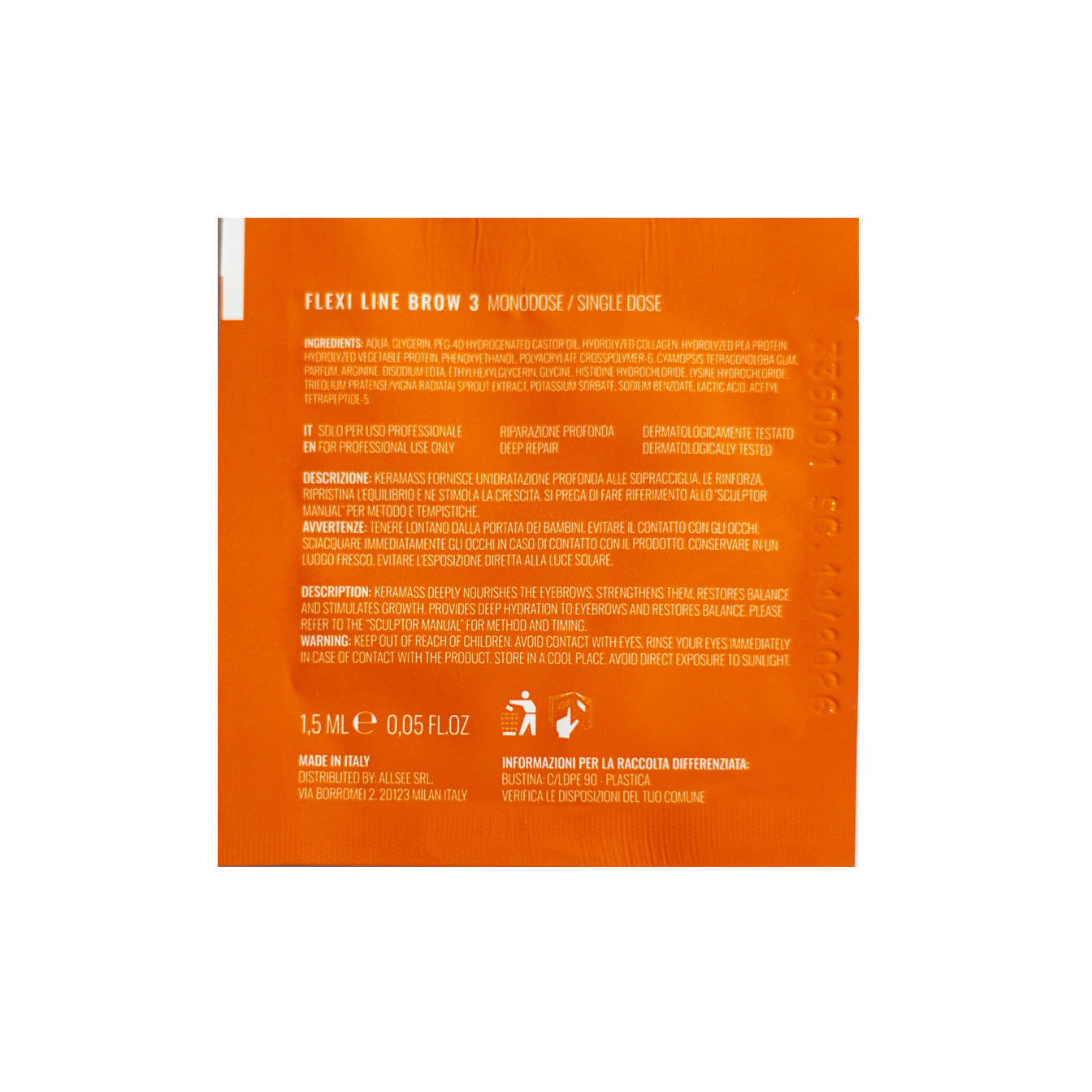 SCULPTOR FLEXI LINE BROW KERAMASS #3 Deep Repair 1.5 ml.