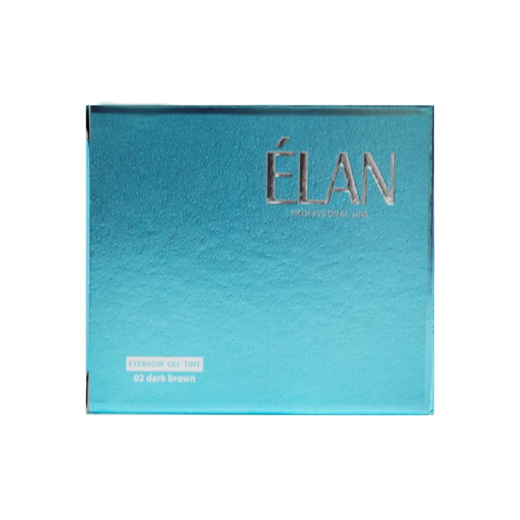 Zestaw żelowych farbek do brwi Elan 02 w pudełku (saszetka z farbkami + utleniacz)