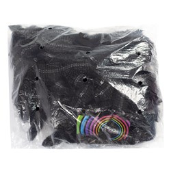 Dandelion cap with 2 elastic bands black 100 pcs