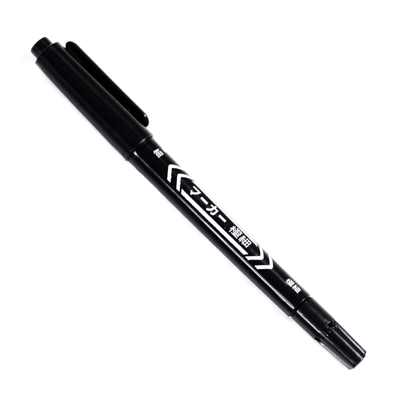 Маркер черный двухсторонний Zebifa