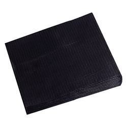 Napkin waterproof black (for table) 50 pcs