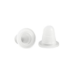 Silicone caps with round bottom, size S 8 mm 100 pcs