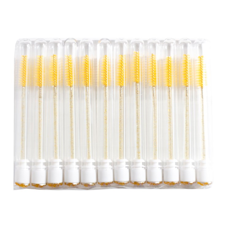 Brushes in a bulb yellow pack of 12 pcs