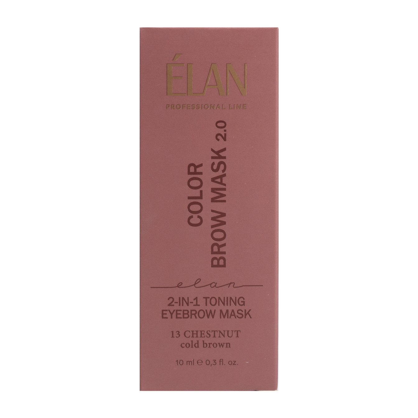 ELAN COLOR BROW MASK 2.0 тонуюча маска для брів 2в1, 13 CHESTNUT