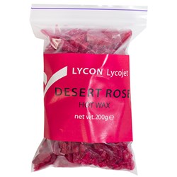 Lycon Lycojet горячий воск с розой и ромашкой desert rose 200 г
