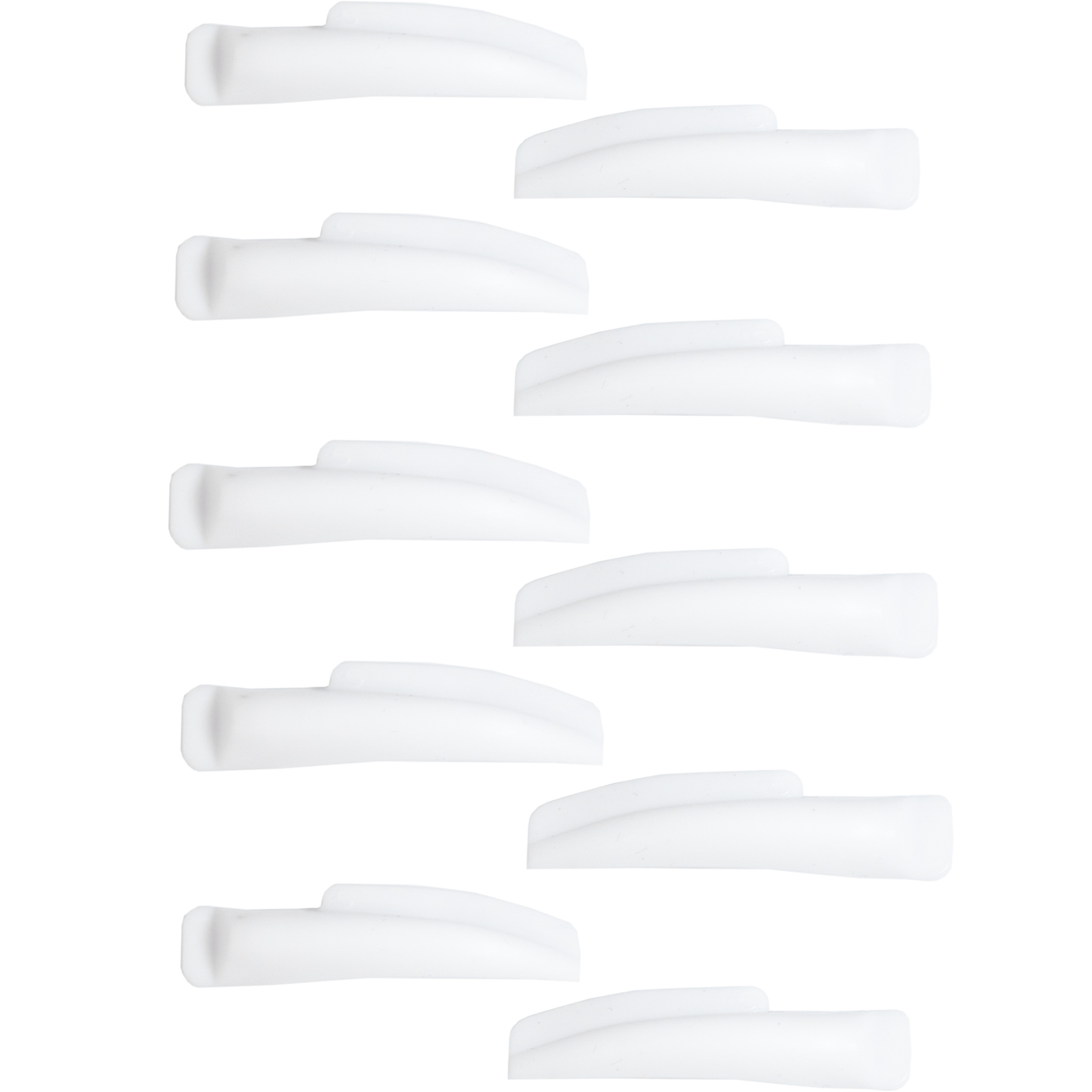 Валики для ламінування вій білі, 5 пар