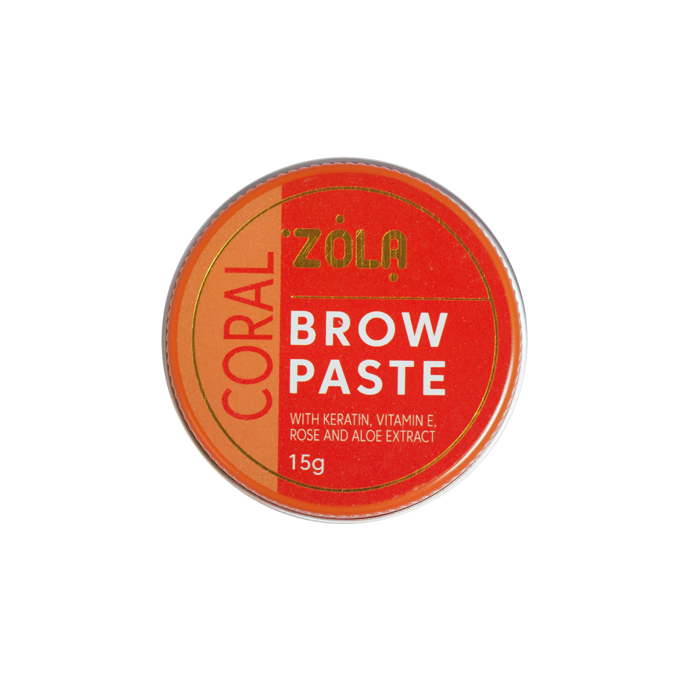 ZOLA Контурная паста для бровей оранжевая