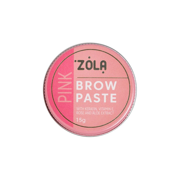 ZOLA Контурная паста для бровей розовая