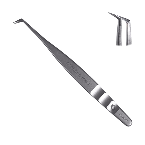 Пінцет професійний для вій EXPERT 40 TYPE 2 (L-подібний,70')