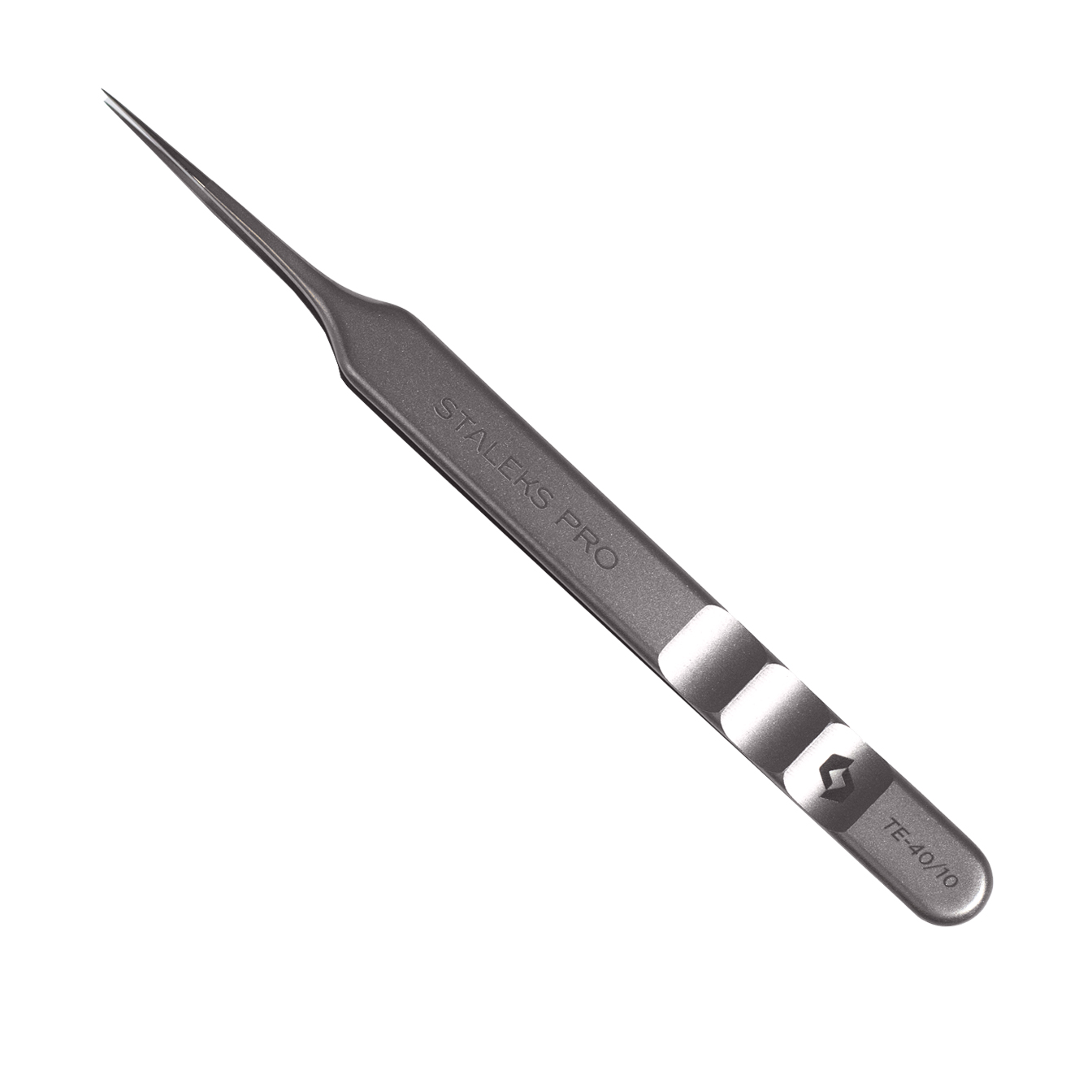 Professional eyelash tweezers EXPERT 40 TYPE 10 (straight)