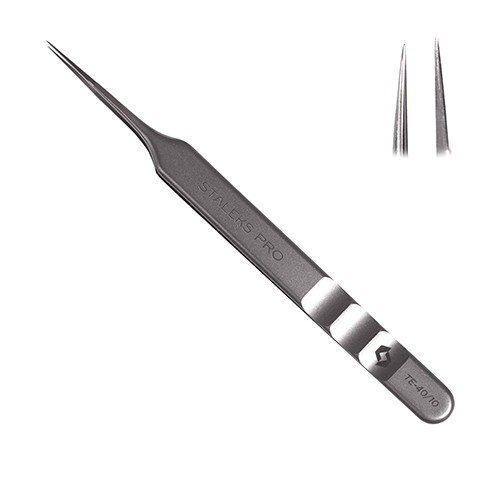 Пінцет професійний для вій EXPERT 40 TYPE 10 (прямий)