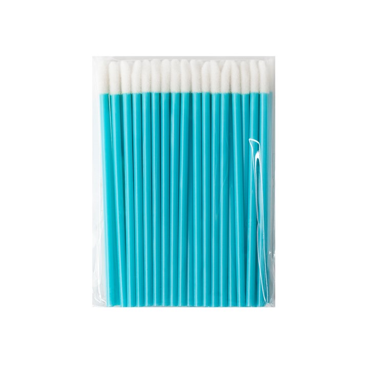 Applicator (macro brush) for eyelash cleaning 50 pcs, blue
