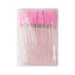 Nylon brushes with pink glitter, pack of 50 pieces