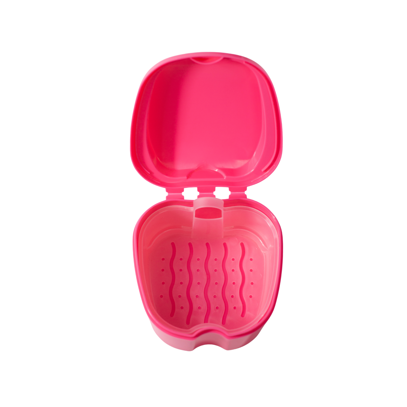 Recipiente para limpiar rulos rosa claro