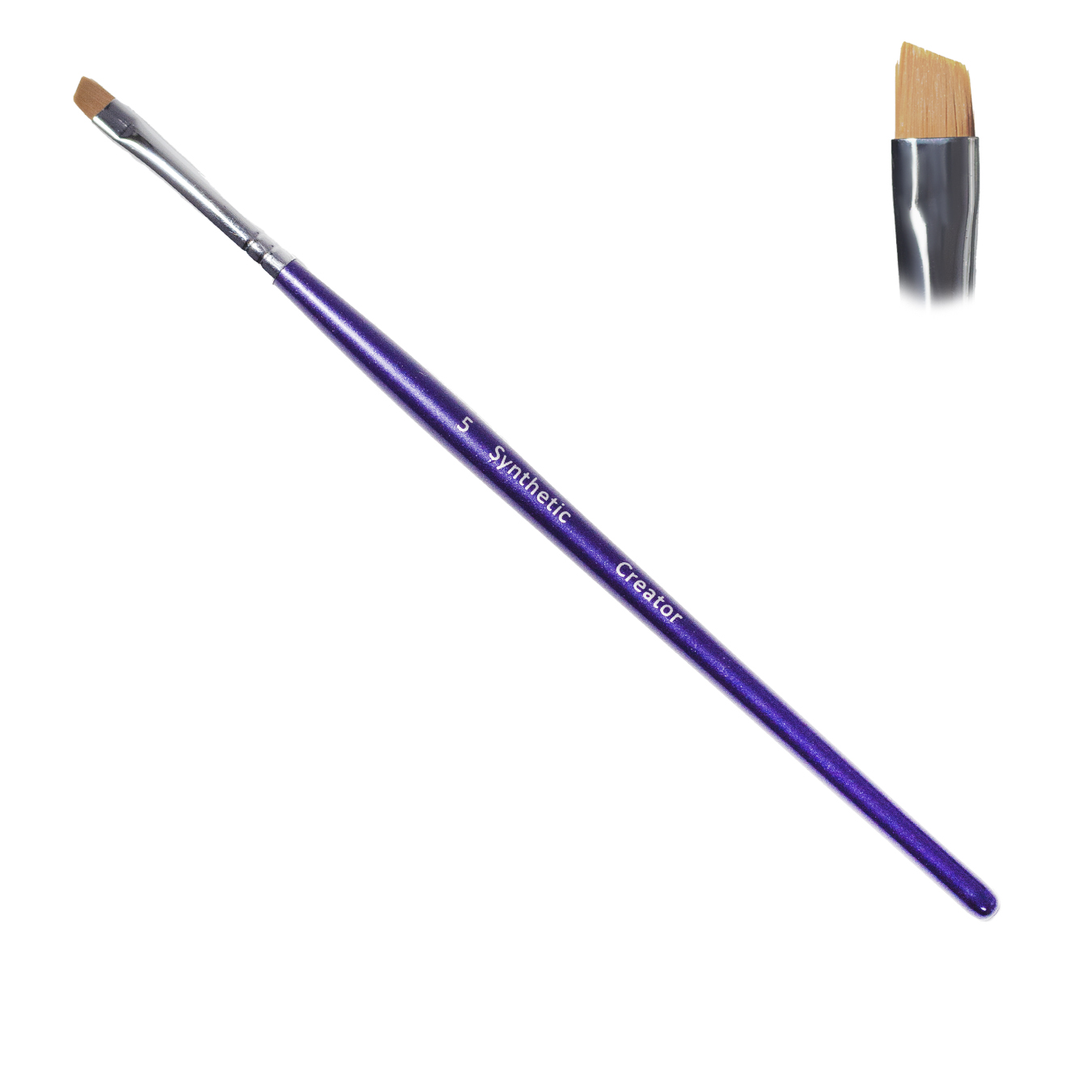 Creator Synthetic №5 пензлик для брів плоский скошений №5