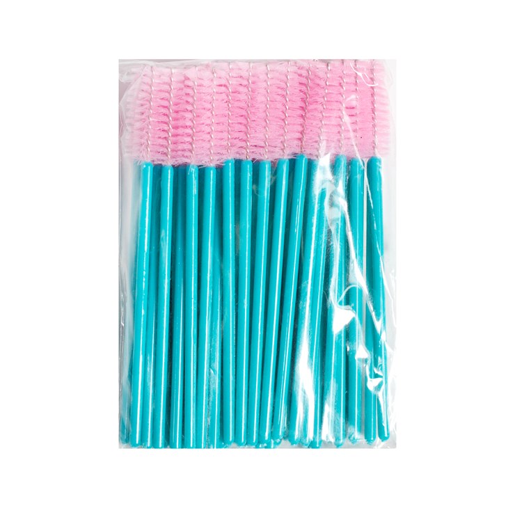 Nylon brushes, turquoise-pink, pack. 50 pcs.